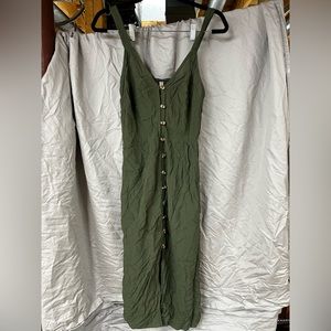 Green Slipover Dress